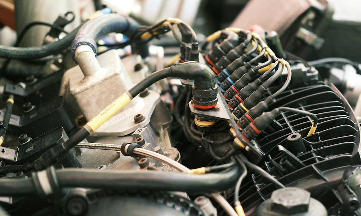 Vehicle engine bay
